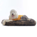 Laifug Faux Fur Dog Bed （Pre-sale）-Special offer - dog bed Brown / XL